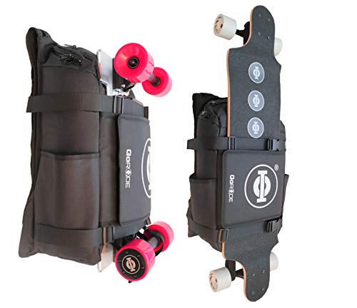 Хåѥå ܡ ȥܡ ǥ ľ͢ GoRide Electric Skateboard or Regular Skateboard Longboard Backpack Bag Carrier for Any Size Board with Laptop Case for Commuting, Work, or Хåѥå ܡ ȥܡ ǥ ľ͢