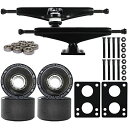 ウィール タイヤ スケボー スケートボード 海外モデル TGM Skateboards Core Black Longboard Trucks Bigfoot ...