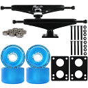 ウィール タイヤ スケボー スケートボード 海外モデル TGM Skateboards Core Black Longboard Trucks Bigfoot ...