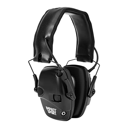 イヤーマフ シューティング ハンティング サバイバルゲーム サバゲー Howard Leight by Honeywell Impact Sport Sound Amplification Electronic Shooting Earmuff Blackイヤーマフ シューティ…