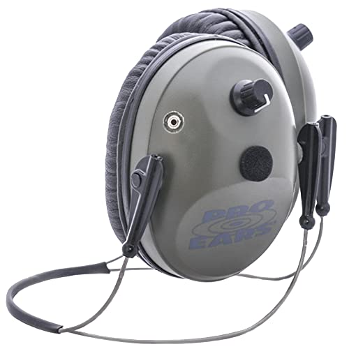 イヤーマフ シューティング ハンティング サバイバルゲーム サバゲー Pro Ears Pro Tac Plus Gold Ear Muffs, Military Grade Electronic Hearing Protection & Amplification, NRR 26, DLSC Compresイヤーマフ シューティング ハンティング サバイバルゲーム サバゲー