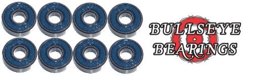 ベアリング スケボー スケートボード 海外モデル 直輸入 Bullseye Skateboard Bearings ABEC 7 Rated Set 8 Chrome Serviceable Ball Bearingsベアリング スケボー スケートボード 海外モデル 直輸入 1