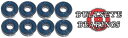 ベアリング スケボー スケートボード 海外モデル 直輸入 Bullseye Skateboard Bearings ABEC 7 Rated Set 8 Chr...