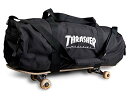 バックパック スケボー スケートボード 海外モデル 直輸入 Thrasher Magazine Embroidered Skate Mag Logo Duffl...