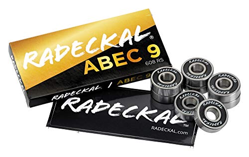 ベアリング スケボー スケートボード 海外モデル 直輸入 RADECKAL Black ABEC 9 Skateboard Bearings, Skateboards, Longboards, Cruisers, Inline Skates, Roller Skates, Pre-Lubricated, High Precision Ratinベアリング スケボー スケートボード 海外モデル 直輸入 1