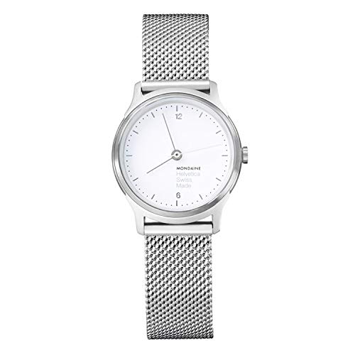 モンディーン 腕時計 モンディーン 北欧 スイス メンズ Mondaine Men's MH1.L1110.SM Helvetica No.1 Light Analog Quartz Silver-tone Stainless Steel Watch腕時計 モンディーン 北欧 スイス メンズ