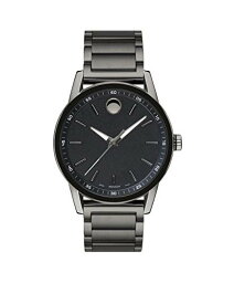 腕時計 モバード メンズ Movado Men's Museum Sport Gunmetal Watch with a Printed Index Dial, Grey/Black (Model 0607226)腕時計 モバード メンズ