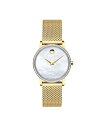 腕時計 モバード レディース Movado Museum Classic Mother of Pearl Dial Ladies Gold-Tone Diamond Watch 0607307腕時計 モバード レディース