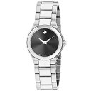 rv o[h fB[X Movado Defio Quartz Black Dial Ladies Watch 0607308rv o[h fB[X