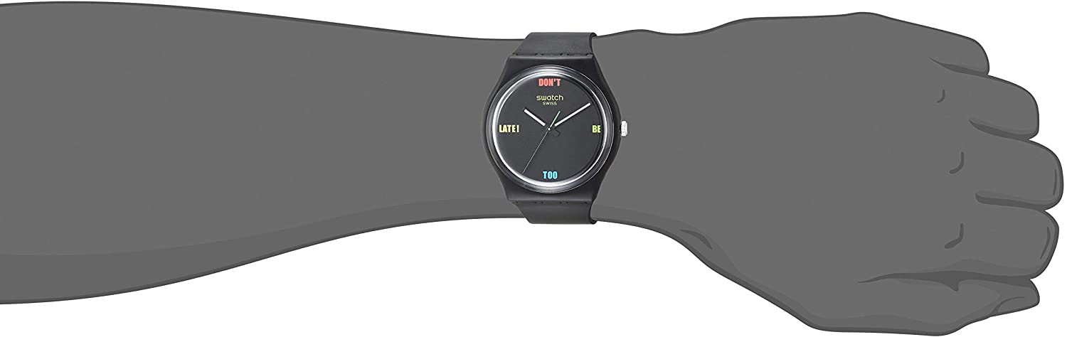 激安特価 腕時計 スウォッチ レディース Swatch Essentials Quartz Plastic Strap Black 18 Casual Watch Model So28b102 腕時計 スウォッチ レディース 在庫あり 即納 Velvetstore Co Uk