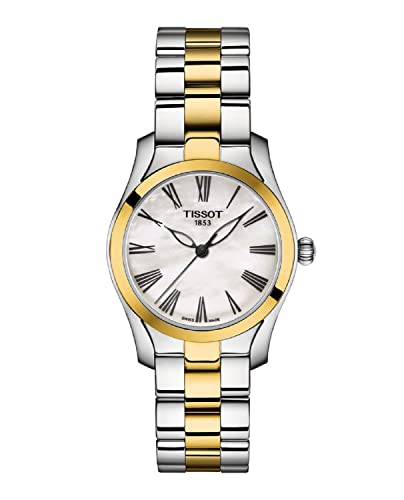 ティソ 腕時計 ティソ レディース Tissot womens T-Wave Stainless Steel Dress Watch Grey|Yellow Gold T1122102211300腕時計 ティソ レディース