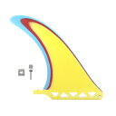 サーフィン フィン マリンスポーツ AQUBONA Surfboard Longboard Fin 7 8 9 10 Inch Single Fin - Cen...