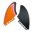 サーフィン フィン マリンスポーツ AQUBONA Twin Keel Fins - Twin Fin Fish Surfboard Fins Twin Kee...