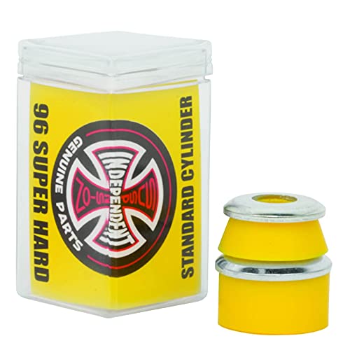 ֥å ܡ ȥܡ ǥ ľ͢ Independent Standard Cylinder Cushions Yellow Skateboard Bushings - 2 Pair with Washers - 96a֥å ܡ ȥܡ ǥ ľ͢