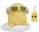 ガンド ぬいぐるみ リアル お世話 かわいい 【送料無料】Set of GUND Gudetama Sanrio Plush: one DJ with Sunglasses and Headphones 5” and one Lazy Egg Tamago Sushi Keychain 3.5”ガンド ぬいぐるみ リアル お世話 かわいい