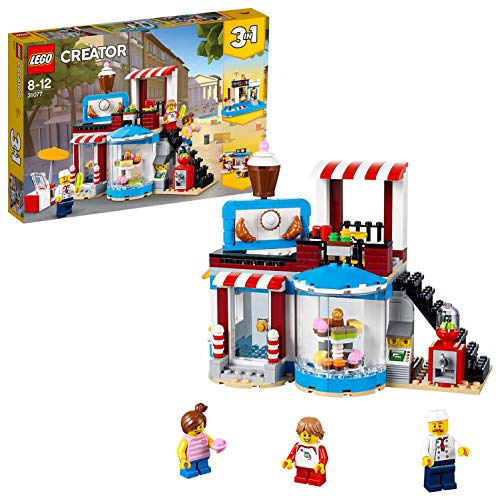 レゴ クリエイター Lego 31077 Creator 3in1 Modular Sweet Surprises Pool House and Food Corner Cafe Model Building Set, Toys for Kids 8-12 Years Oldレゴ クリエイター