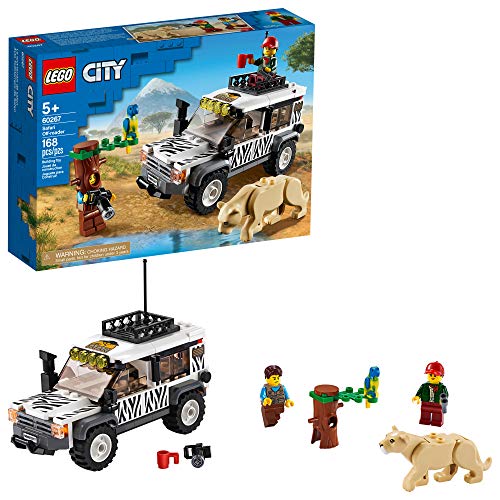 S VeB LEGO City Safari Off-Roader 60267 Off-Road Toy, Cool Toy for Kids (168 Pieces)S VeB
