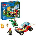 レゴ シティ LEGO City Forest Fire 60247 Firefighter Toy, Cool Building Toy for Kids (84 Pieces)レゴ シティ