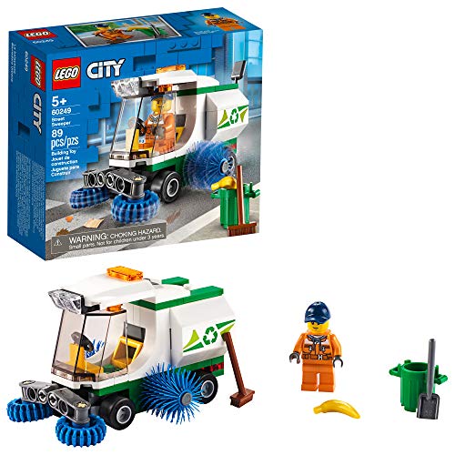 S VeB LEGO City Street Sweeper 60249 Construction Toy, Cool Building Toy for Kids (89 Pieces)S VeB