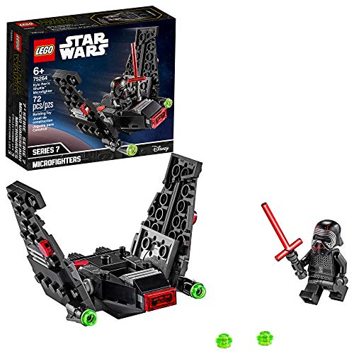 レゴ スターウォーズ 75264 カイロ・レンのコマンド・シャトル? マイクロファイター 72ピース LEGO Star Wars カイロ・レンはひびの入った装飾付きのヘルメットとライトセーバーを持っています