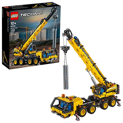 レゴ テクニックシリーズ LEGO Technic Mobile Crane 42108 Building Kit, A Super Model Crane to Build for Any Fan of Construction Toys, New 2020 (1,292 Pieces)レゴ テクニックシリーズ