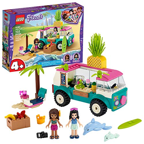 Lego レゴ 知育玩具 学習玩具 フレンズ 送料無料 Truck 無料ラッピングでプレゼントや贈り物にも 逆輸入並行輸入送料込 Truck Friends フレンズ Kit Truck Kids Juice Building Food Truck Featuring Friends Emma Mini Doll Figure New 103 Pieces