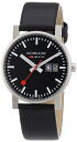 モンディーン 腕時計 モンディーン 北欧 スイス メンズ Mondaine Men's A669.30300.14SBB Big Date Evo Leather Band Watch腕時計 モンディーン 北欧 スイス メンズ