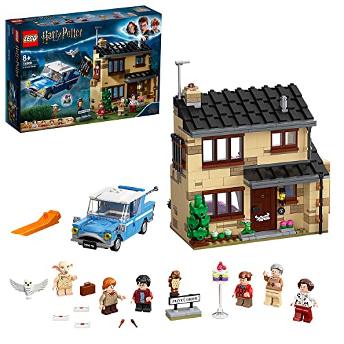 レゴ ハリーポッター Harry Potter Lego 4 Privet Drive 75968 Fun Flying Ford Anglia Car Children’s Building Toy Collectible Playsetsレゴ ハリーポッター