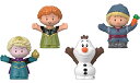 アナと雪の女王 アナ雪 ディズニープリンセス フローズン Fisher-Price Little People Toddler Toys Disney Frozen Elsa Friends Figure Set with Anna Kristoff Olaf for Ages 18 Monthsアナと雪の女王 アナ雪 ディズニープリンセス フローズン