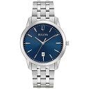 腕時計 ブローバ メンズ Bulova Men's Classic Sutton 3-Hand Calendar Date Quartz Watch, 40mm...