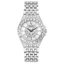 腕時計 ブローバ レディース Bulova Ladies' Crystal Phantom Stainless Steel 3-Hand Quartz Watch, 110 Baguette Crystals Style: 96L278腕時計 ブローバ レディース