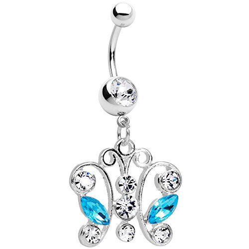 angelica㤨֥ܥǥǥ ܥǥԥ ꥫ ̤ȯ å Body Candy Stainless Steel Clear and Light Blue Japanese Geisha Butterfly Dangle Belly Ringܥǥǥ ܥǥԥ ꥫ ̤ȯ åȡפβǤʤ13,030ߤˤʤޤ