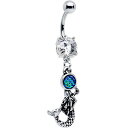 ボディキャンディー ボディピアス アメリカ 日本未発売 ウォレット Body Candy Steel Clear Accent Green Mermaid Sc...
