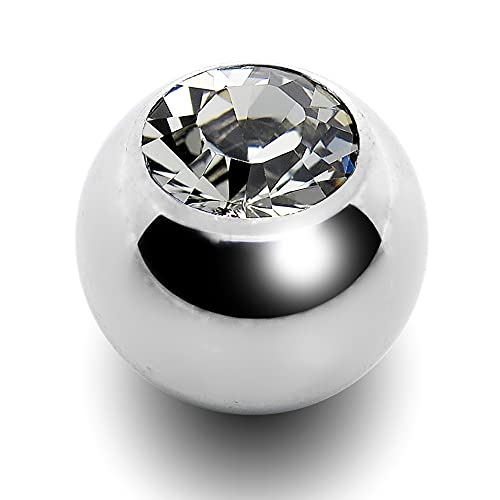 ܥǥǥ ܥǥԥ ꥫ ̤ȯ å Body Candy Steel 5mm Replacement Ball Created with Crystal 14 Gaugeܥǥǥ ܥǥԥ ꥫ ̤ȯ å