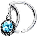 ボディキャンディー ボディピアス アメリカ 日本未発売 ウォレット Body Candy Womens 16G 316L Steel Blue Accent M...
