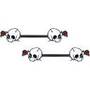 ボディキャンディー ボディピアス アメリカ 日本未発売 ウォレット Body Candy 14G Womens Nipplerings Piercing Bla...