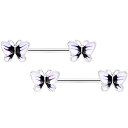 ボディキャンディー ボディピアス アメリカ 日本未発売 ウォレット Body Candy 14G Womens Nipplerings Piercing Ste...