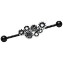 ボディキャンディー ボディピアス アメリカ 日本未発売 ウォレット Body Candy Black Plated Stainless Steel Steamp...