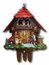 カッコー時計 インテリア 壁掛け時計 海外モデル アメリカ Hekas Cuckoo Clock Little Black Forest House with ...