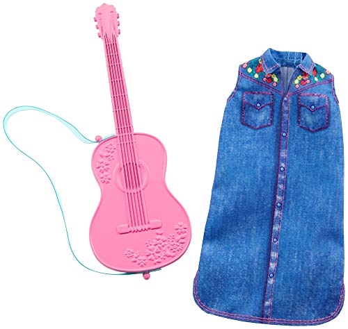 バービー バービー人形 着せ替え 衣装 ドレス Barbie Clothes - Career Outfit Doll, Musician Look with Guitar, Multicolorバービー バービー人形 着せ替え 衣装 ドレス