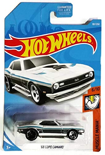 ۥåȥ ޥƥ ߥ˥ ۥåȥ Hot Wheels 2019 Muscle Mania 6/10 - White '68 Copo Camaro 181/250ۥåȥ ޥƥ ߥ˥ ۥåȥ