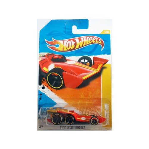 ホットウィール マテル ミニカー ホットウイール Hot Wheels 2011 New Models 1/50 - Red DANICAR w/flames gold accentsホットウィール マテル ミニカー ホットウイール