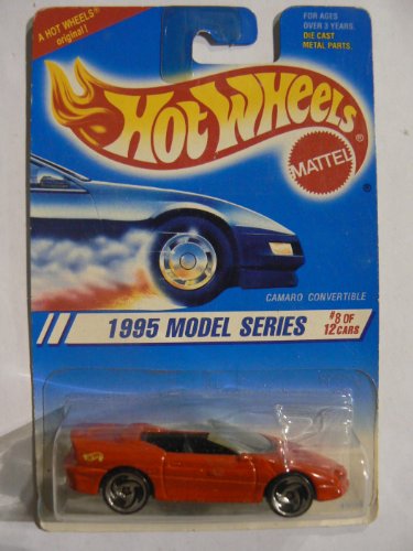 ホットウィール マテル ミニカー ホットウイール Hot Wheels 1995 Model Series #8 of 12 Cars Camaro Convertible with Razor Wheelsホットウィール マテル ミニカー ホットウイール