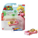 ホットウィール Hot Wheels ピーチ姫 キャラクターカー スーパーマリオ SUPER MARIO 3/8 ビークル ミニカー