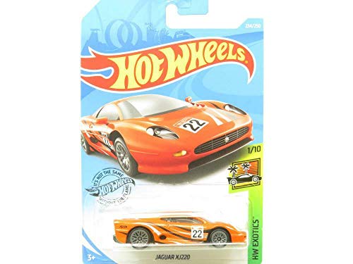 ホットウィール Hot Wheels ジャガー XJ220 HWエキゾチック 1/10 234/250 オレンジ Jaguar ビークル ミニカー