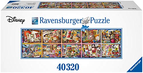 ѥ  ꥫ Ravensburger Mickey Through The Years 40,320 Piece Jigsaw Puzzle - World's Largest Mickey Puzzle - Mickey 90th Anniversary Editionѥ  ꥫ