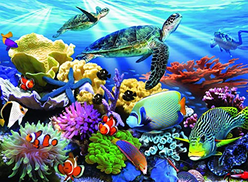 WO\[pY CO AJ Ravensburger Ocean Turtles - 200 Piece Jigsaw Puzzle for Kids ? Every Piece is Unique, Pieces Fit Together PerfectlyWO\[pY CO AJ