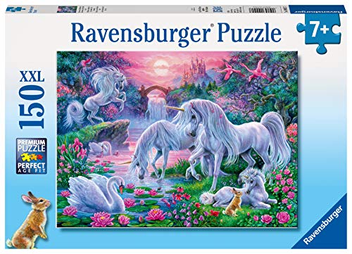 ジグソーパズル 海外製 アメリカ 【送料無料】Ravensburger Unicorns in the Sunset Glow 150 Piece Jigsaw Puzzle for Kids ? Every Piece is Unique, Pieces Fit Together Perfectlyジグソーパズル 海外製 アメリカ