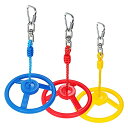 ジャングルジム ブランコ 屋内・屋外遊び 幼児 小学生 Rainbow Craft 3-Pack Ninja Wheel Obstacle for Kids -...