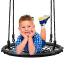 ジャングルジム ブランコ 屋内・屋外遊び 幼児 小学生 Sorbus Saucer Tree Swing- Kids Outdoor Disc Round Sw...